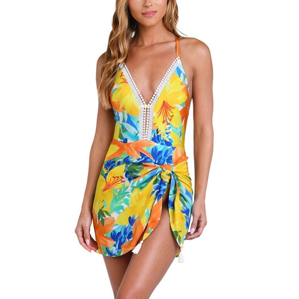 Sunshine 79 Womens  Summertime Vibes Short Pareo